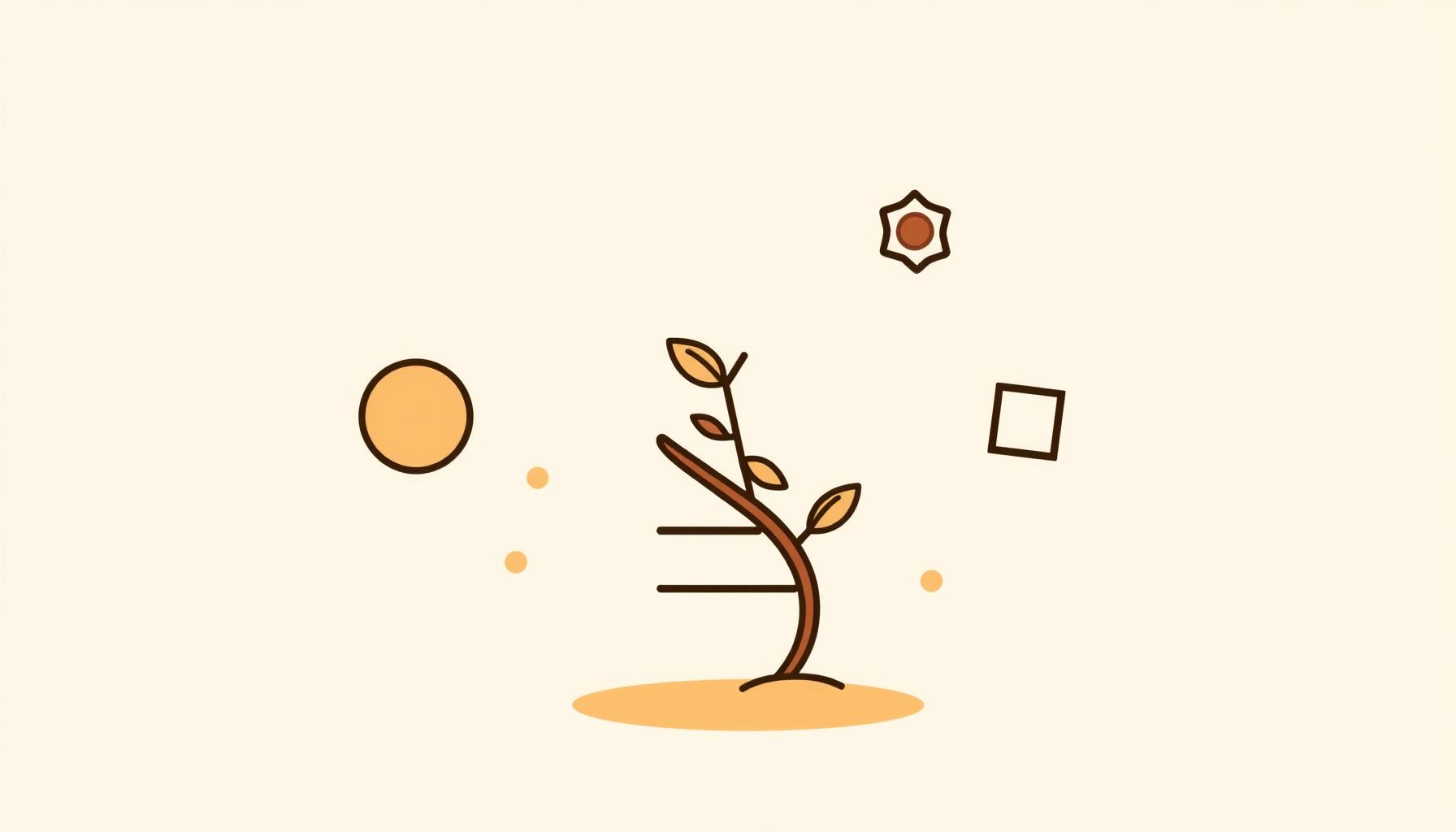 Child holding a seedling representing growth and future