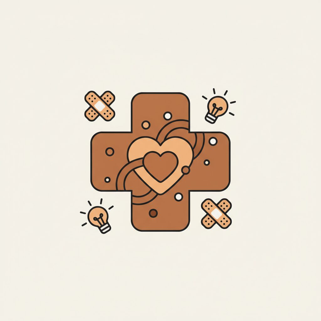 의료진이 유전자 정보를 분석하며 희망을 이야기하는 모습