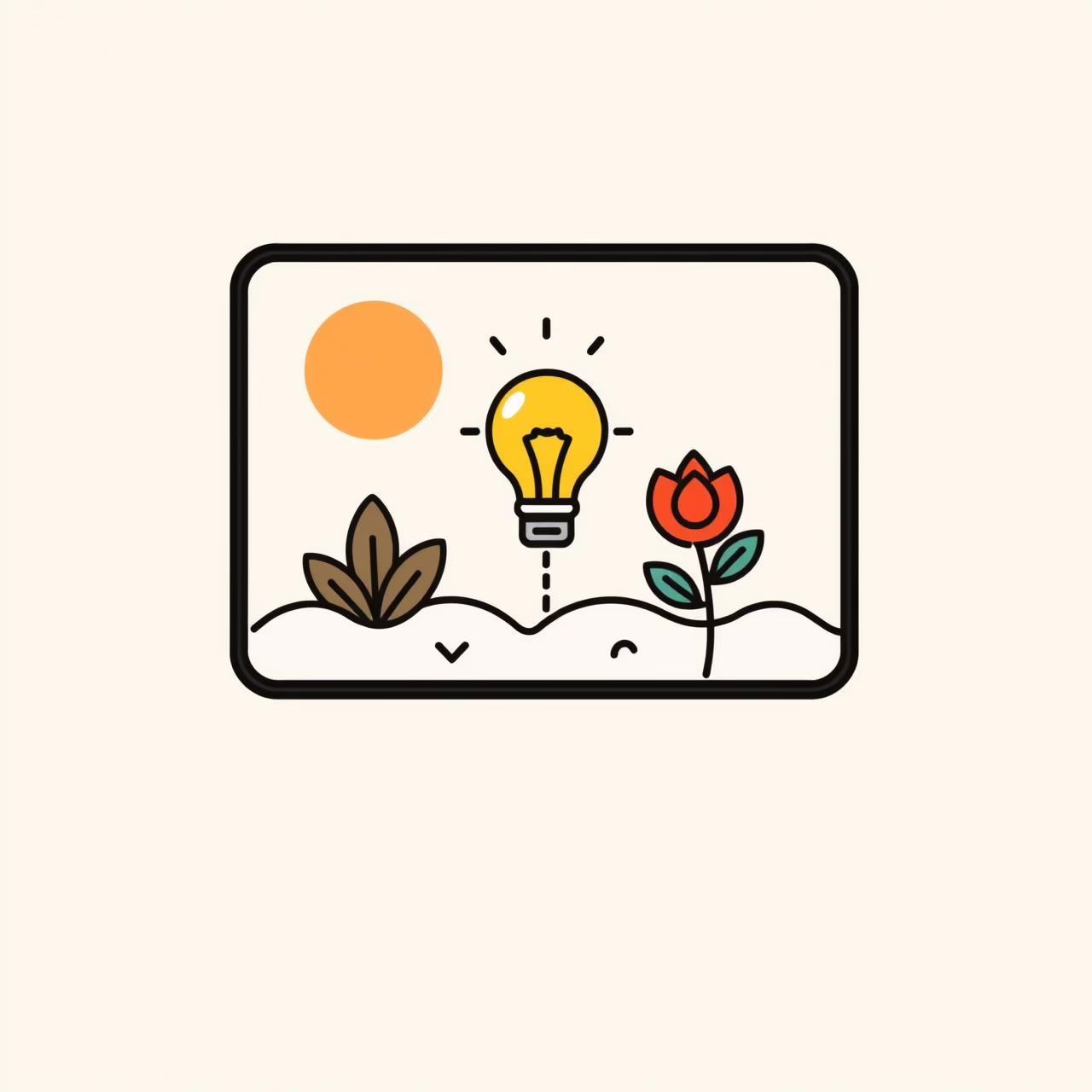 Child exploring autumn leaves with magnifying glass