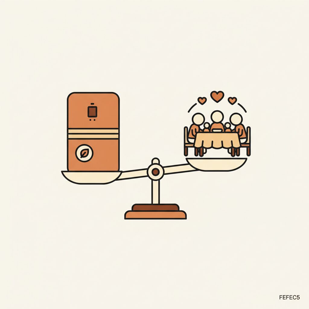 Gia đình sử dụng tủ lạnh AI để lên thực đơn