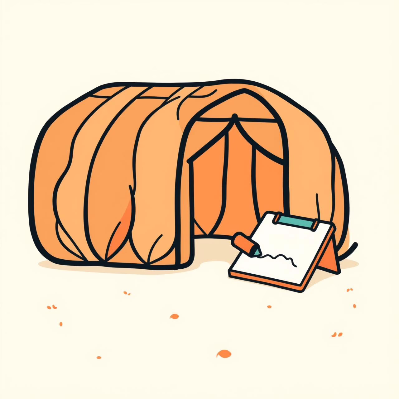 Padre e hija construyendo fuerte de hojas en parque soleado