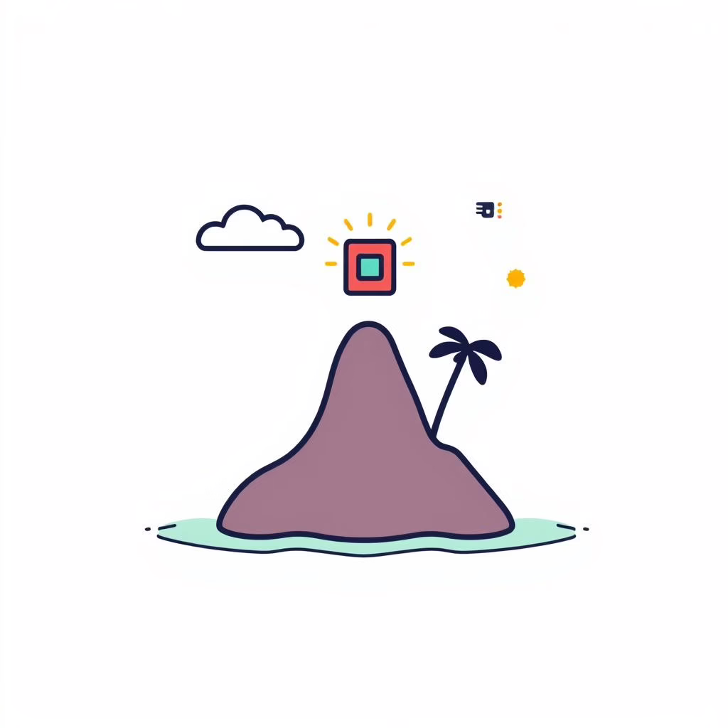 Bé gái đứng giữa công viên quốc tế, xem bầu trời xanh sáng tạo