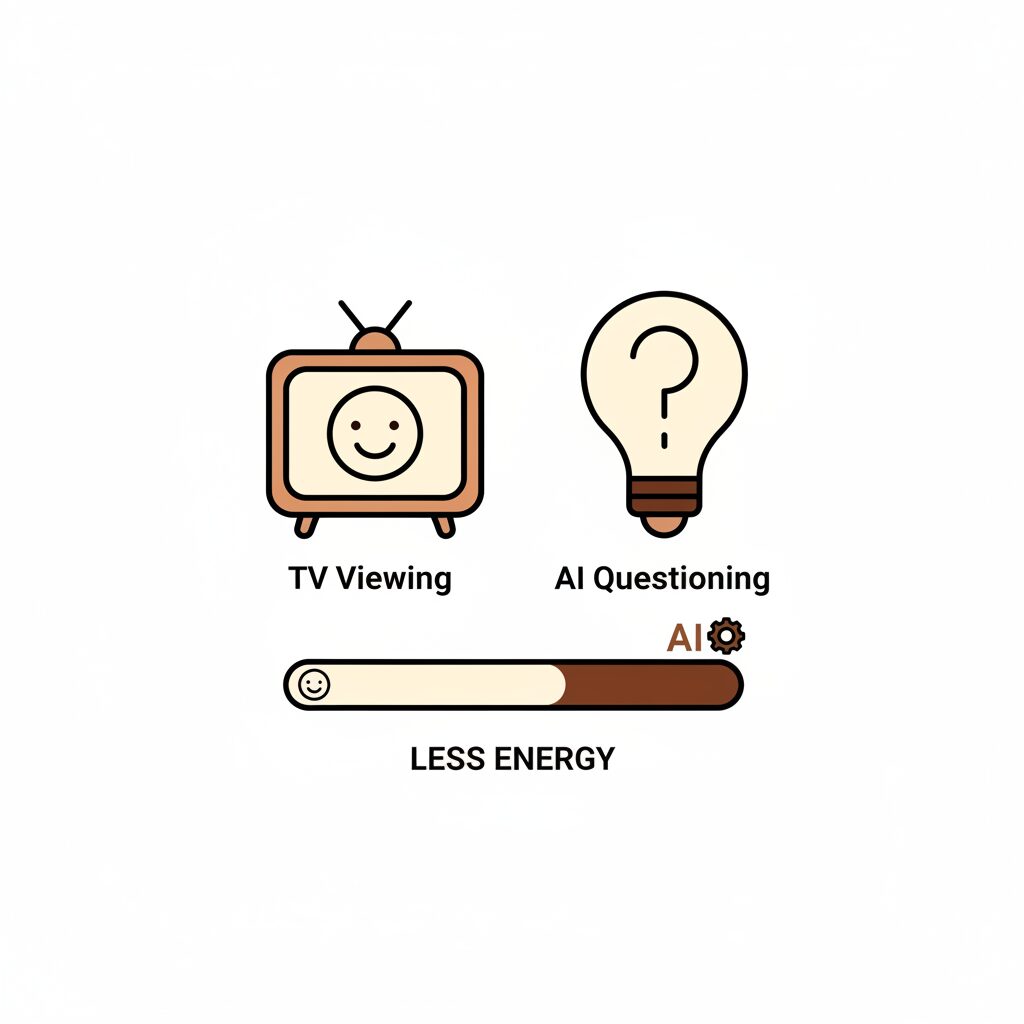 에너지 효율을 시각적으로 보여주는 전구와 나뭇잎 아이콘