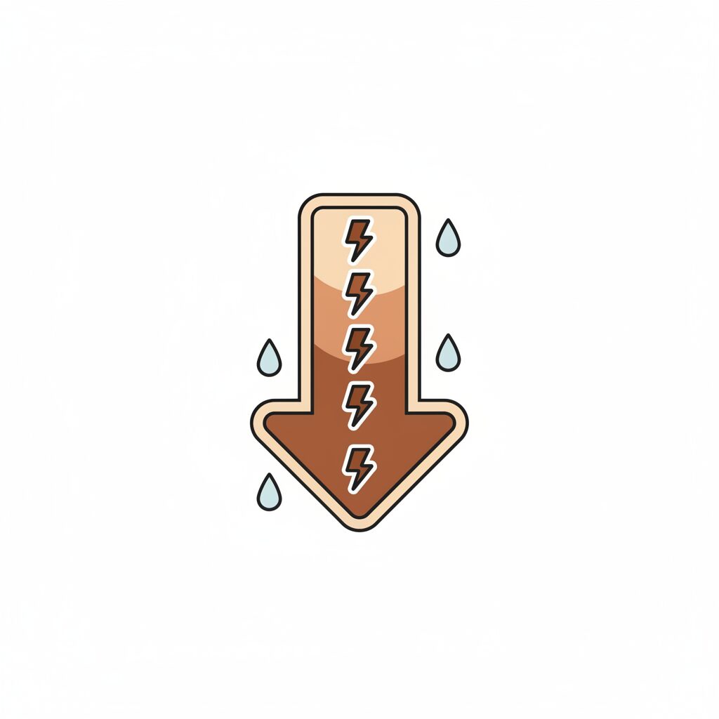 エネルギー消費の比較グラフと家族の会話