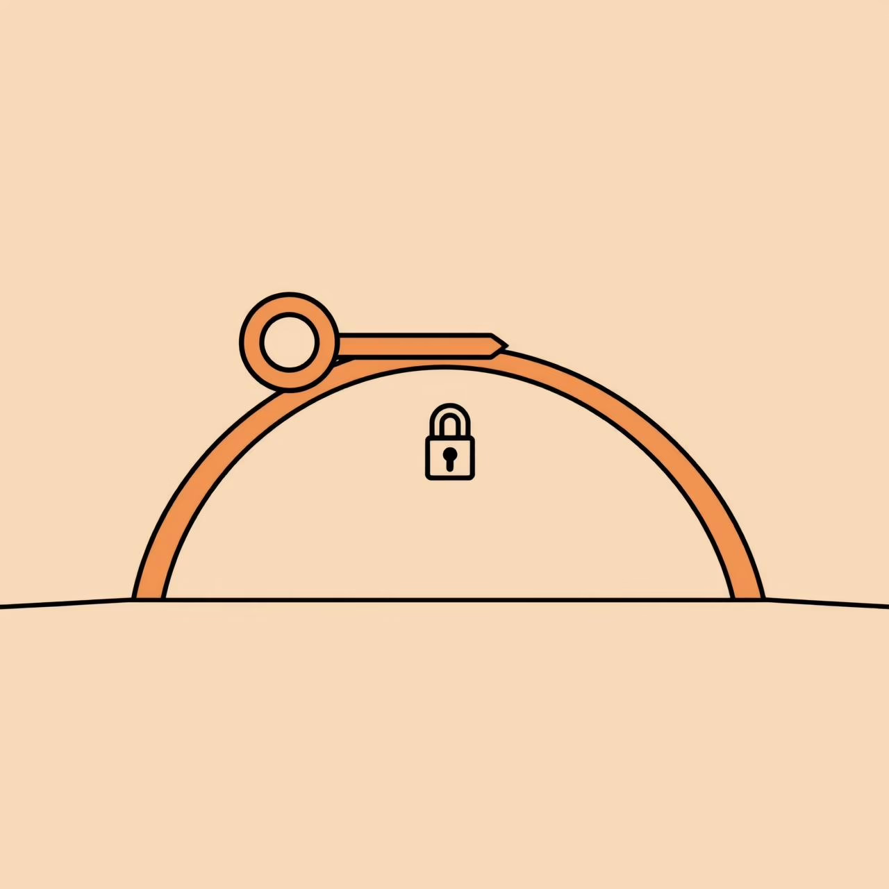 Família usando dispositivo com autenticação biométrica