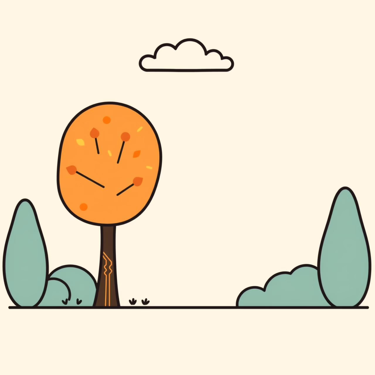 아이와 함께 공원에서 뛰노는 가을 날씨