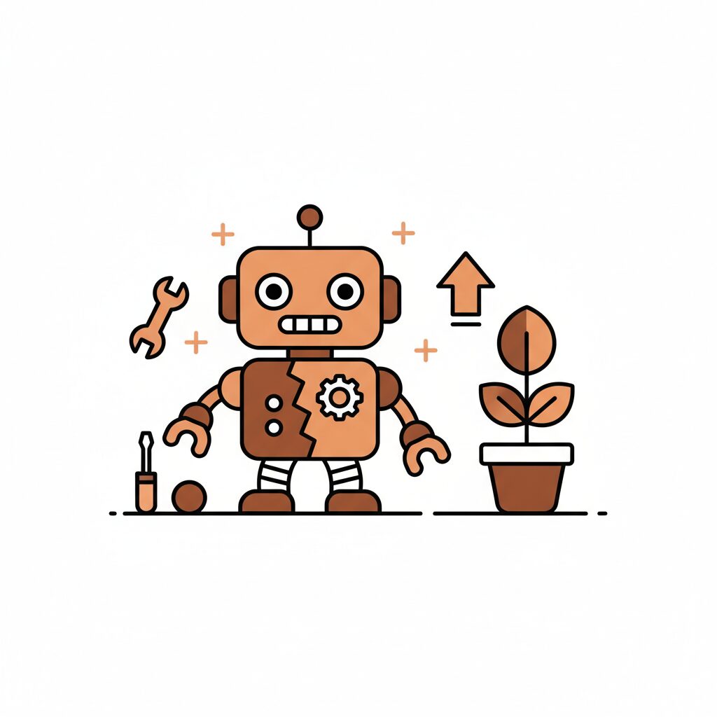 Niño y padre resolviendo un problema tecnológico juntos