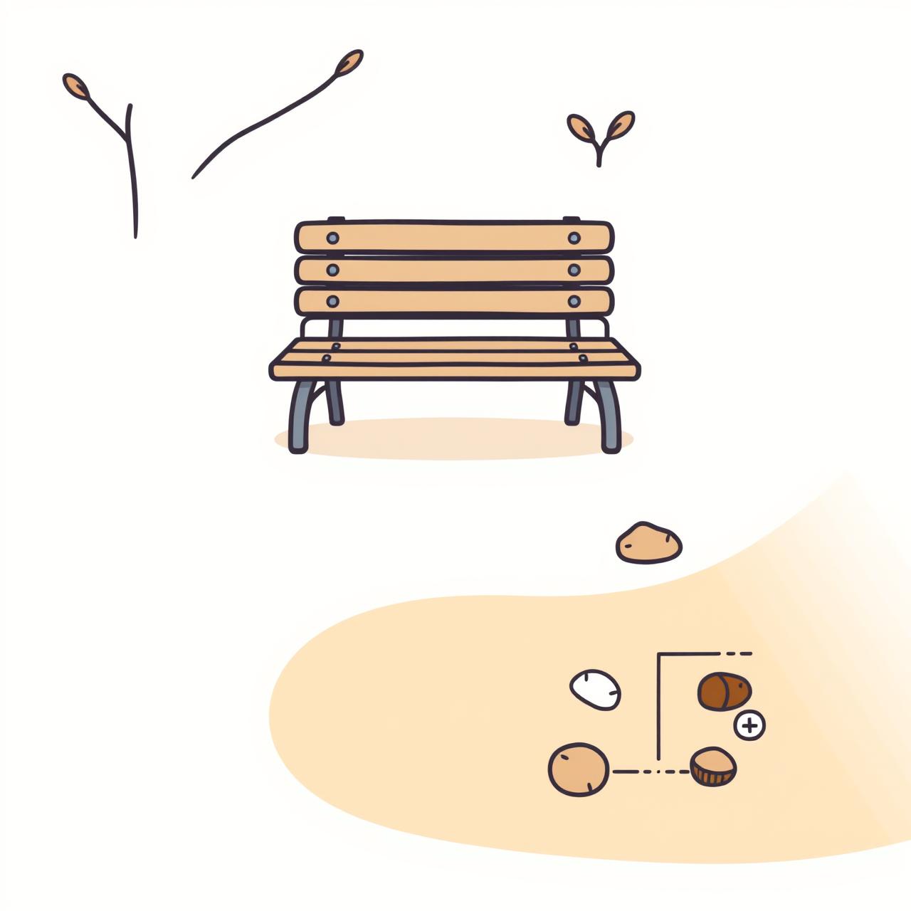 공원에서 나뭇잎으로 게임하는 가족