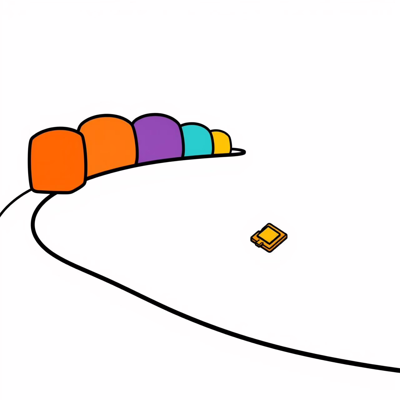 Child learning perseverance through small challenges