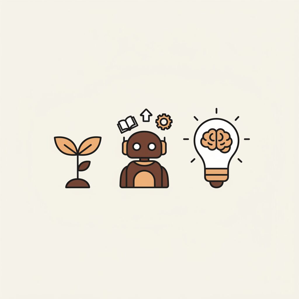 Enfant interagissant avec un robot éducatif dans un musée