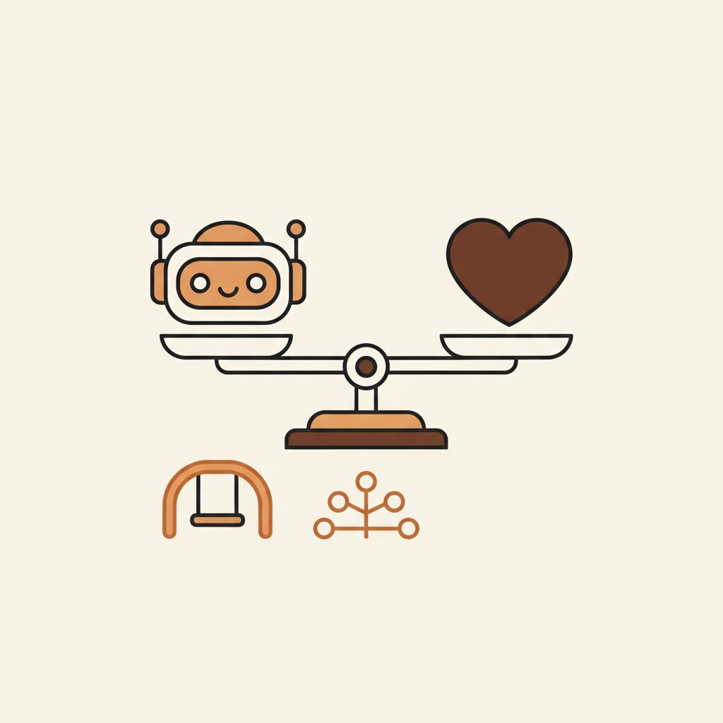 Gia đình thảo luận về công nghệ