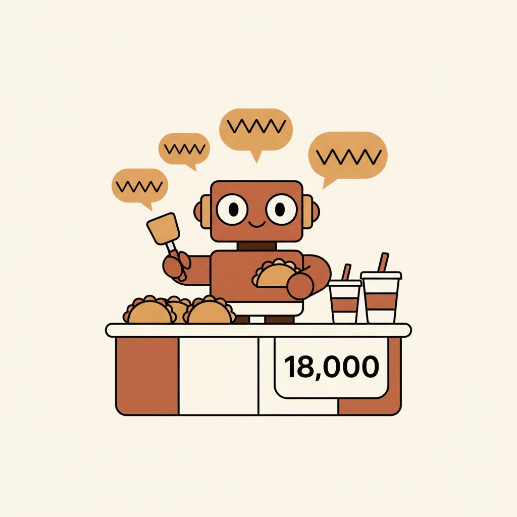 快餐店AI点餐系统界面近景