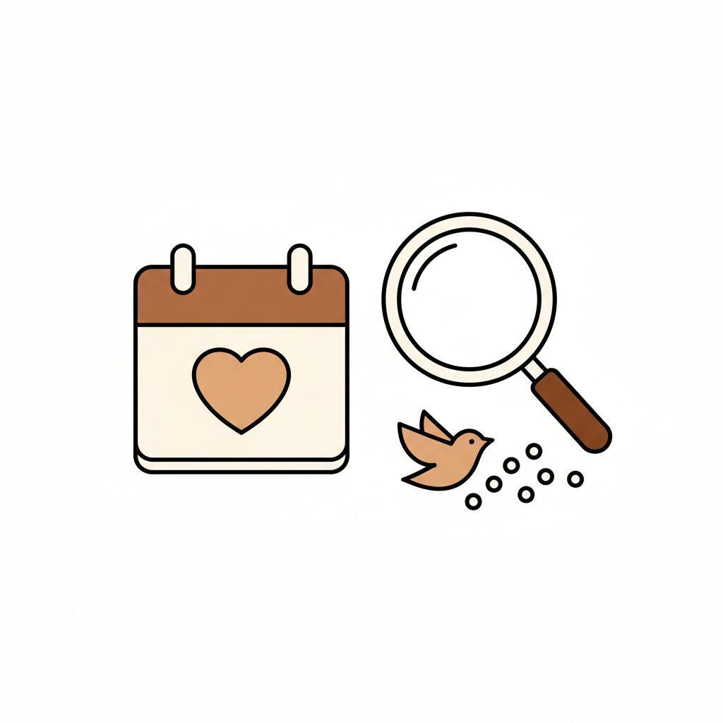 عائلة تراقب مغذي الطيور الذكي معاً