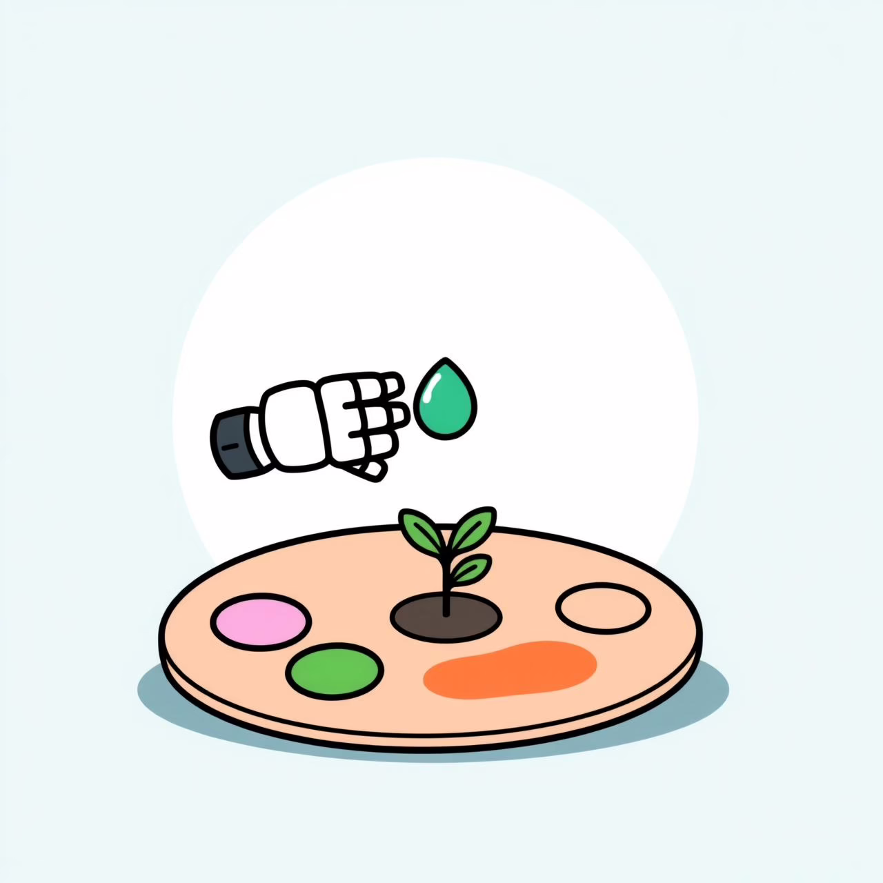  ребенок يبتكر رسومات باستخدام تقنية ذكاء اصطناعي