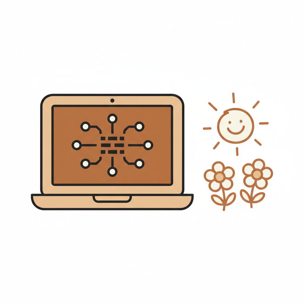 Famille méditant ensemble dans un parc ensoleillé