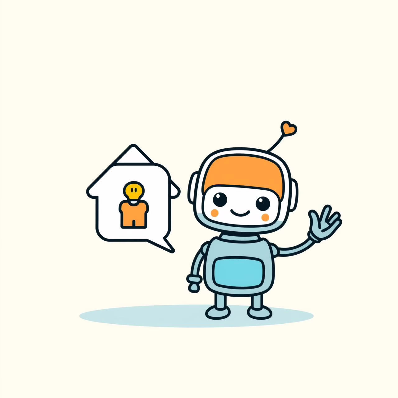 Grafik yang menunjukkan tren pencarian, dengan ikon AI di latar depan.