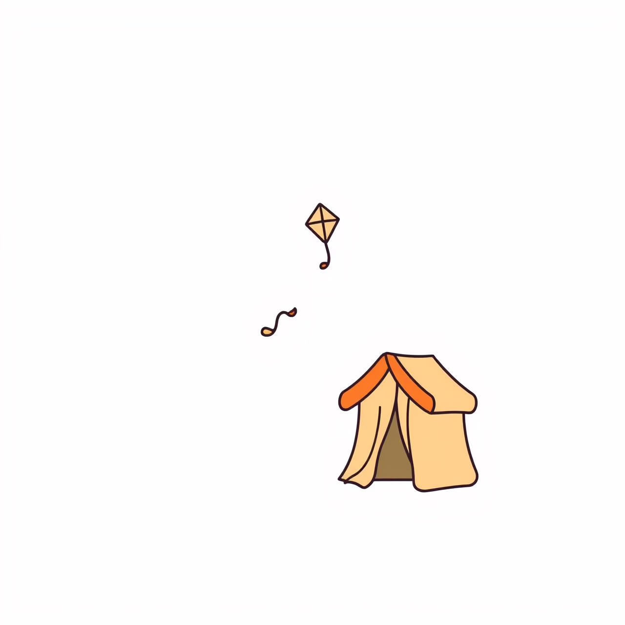 Famille sous parapluie observant un paysage urbain brumeux, symbolisant l'incertitude et la protection parentale