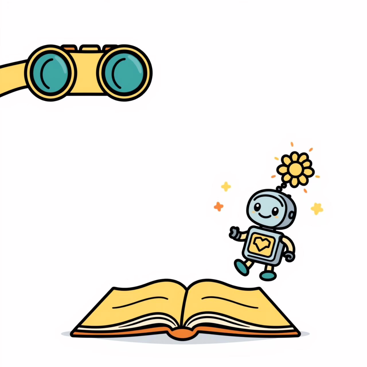 Ayah dan anak perempuan bekerja sama dalam proyek sains di meja, menumbuhkan rasa ingin tahu.