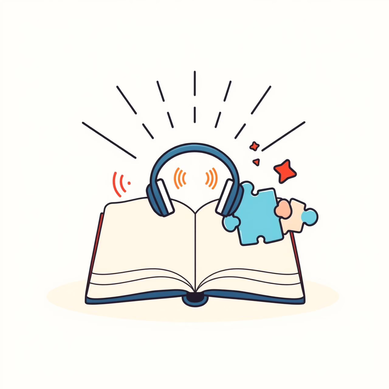 Enfants écoutant une histoire interactive avec un appareil numérique