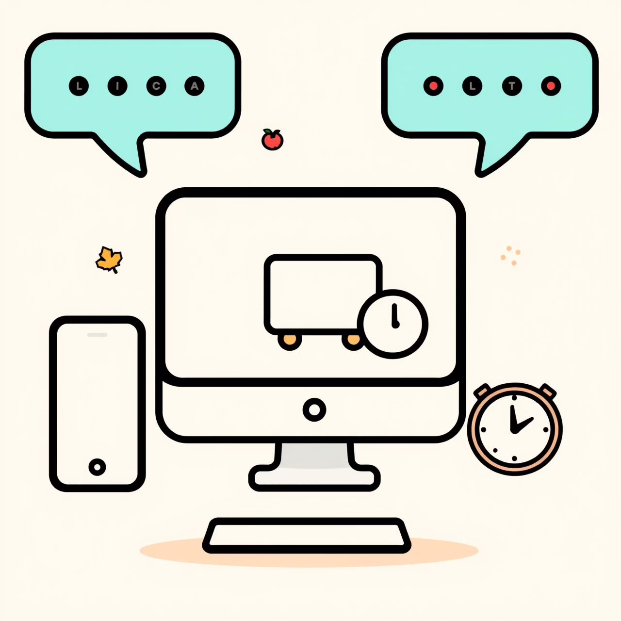 Diagrama colorido de agentes de IA colaborando en procesos logísticos