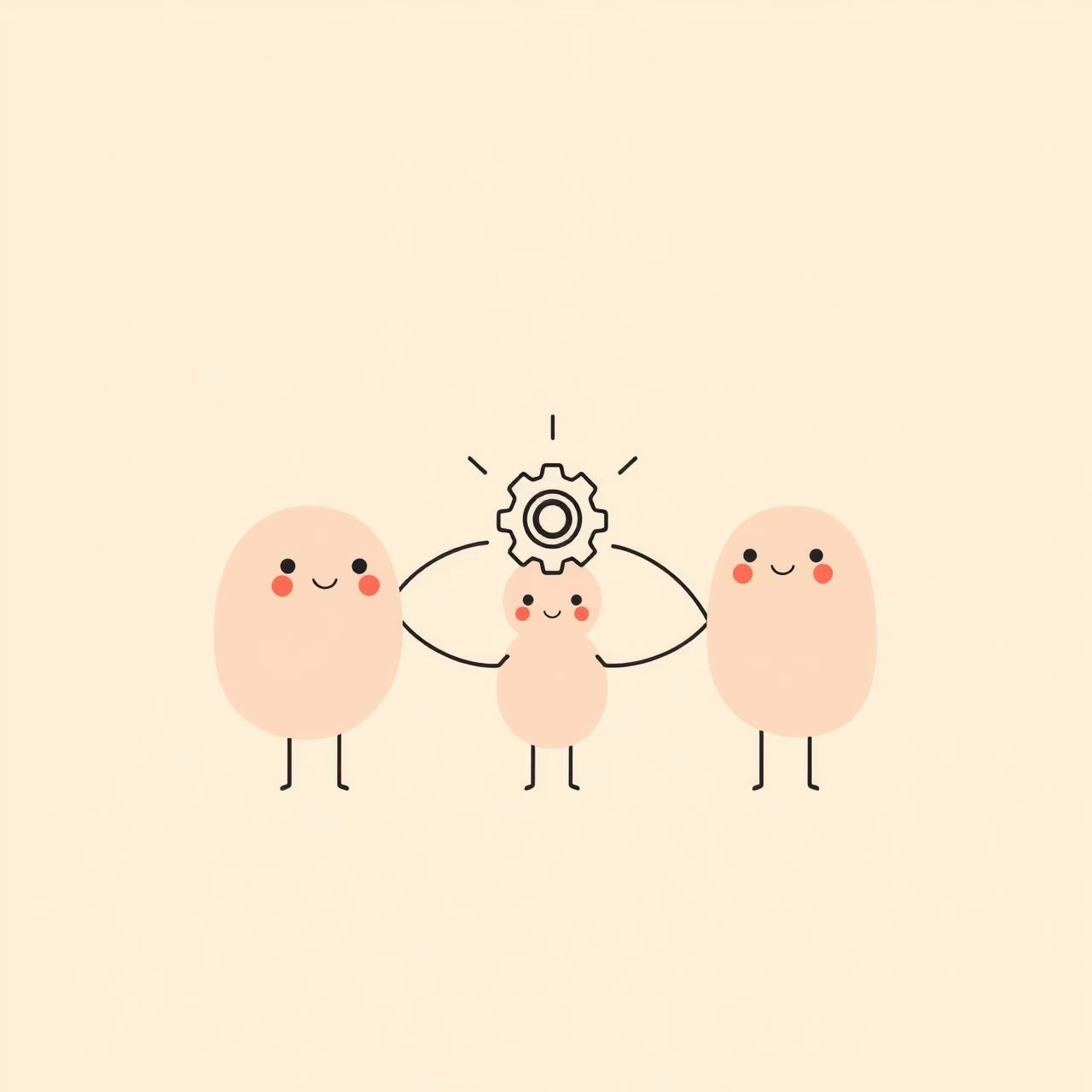 家族全員で未来を議論する姿