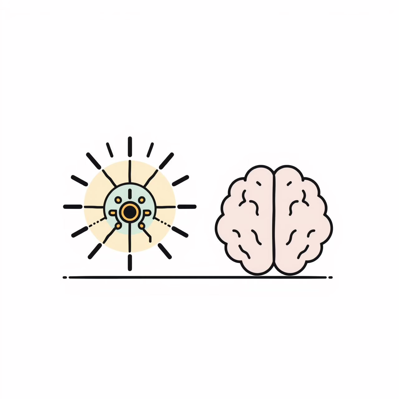 未来への道を示す光のイメージ