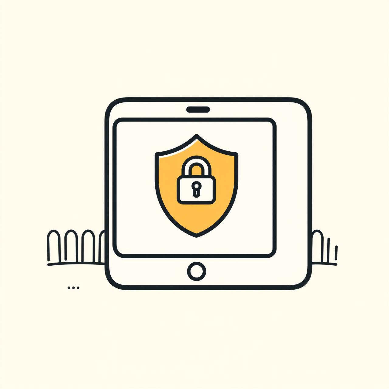 Niña usando tablet con supervisión paterna en ambiente seguro