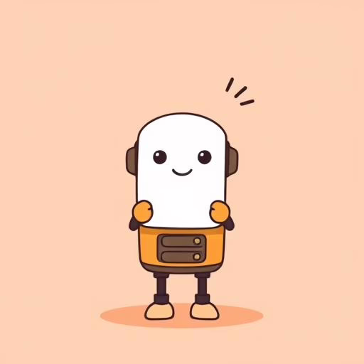 女孩在家用AI对话机器人互动