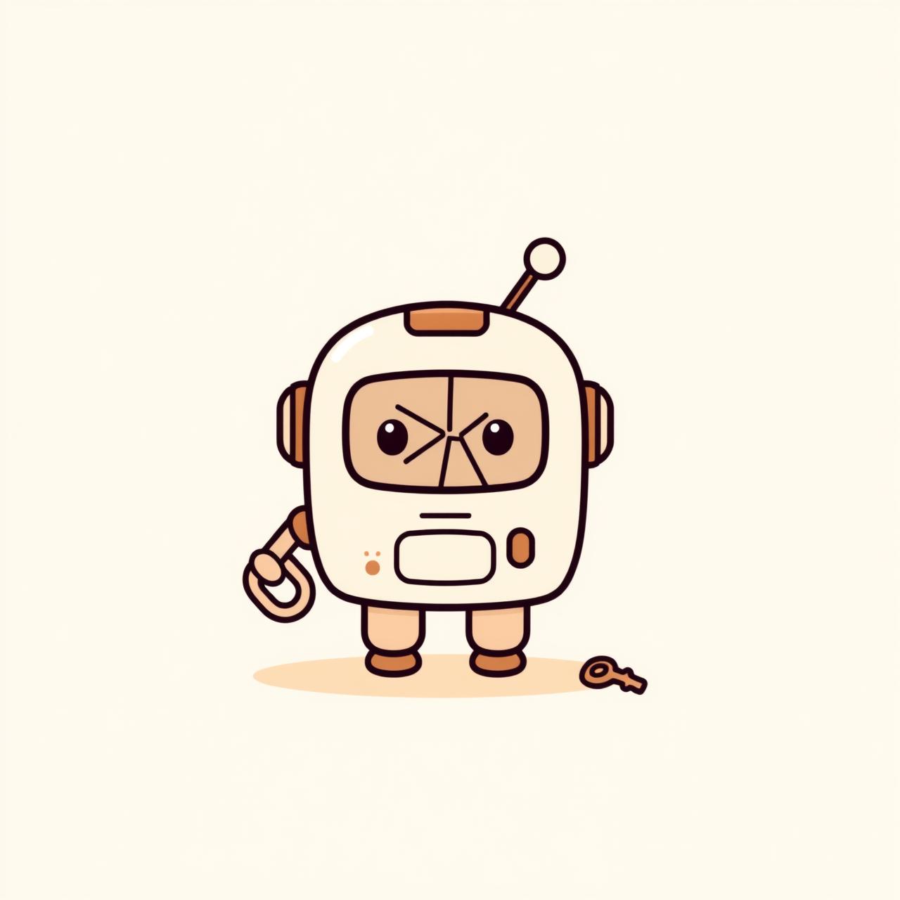 Chatbot en pantalla con símbolo de advertencia, representando riesgos digitales