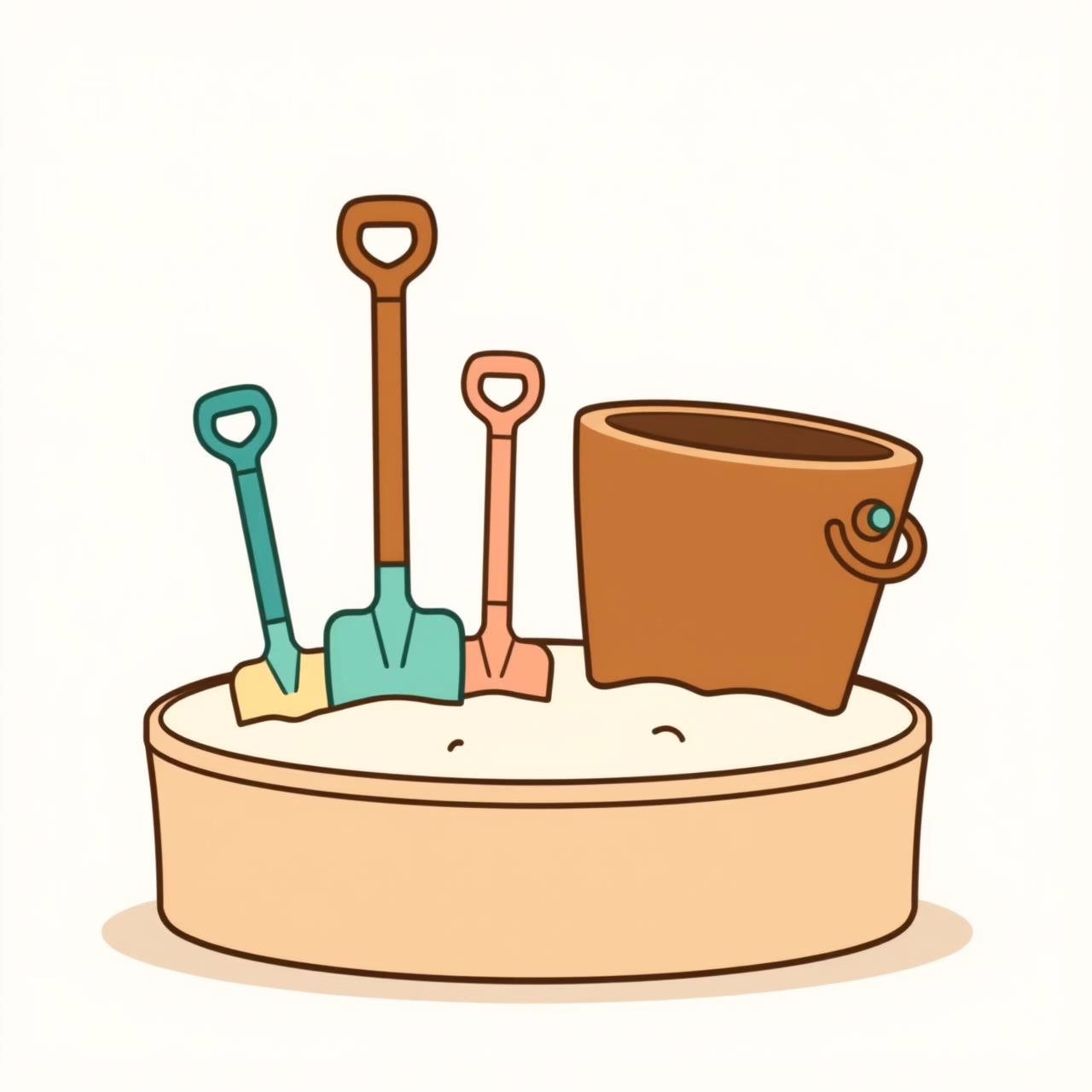 Famille discutant autour d'une tablette avec des icônes de données flottantes