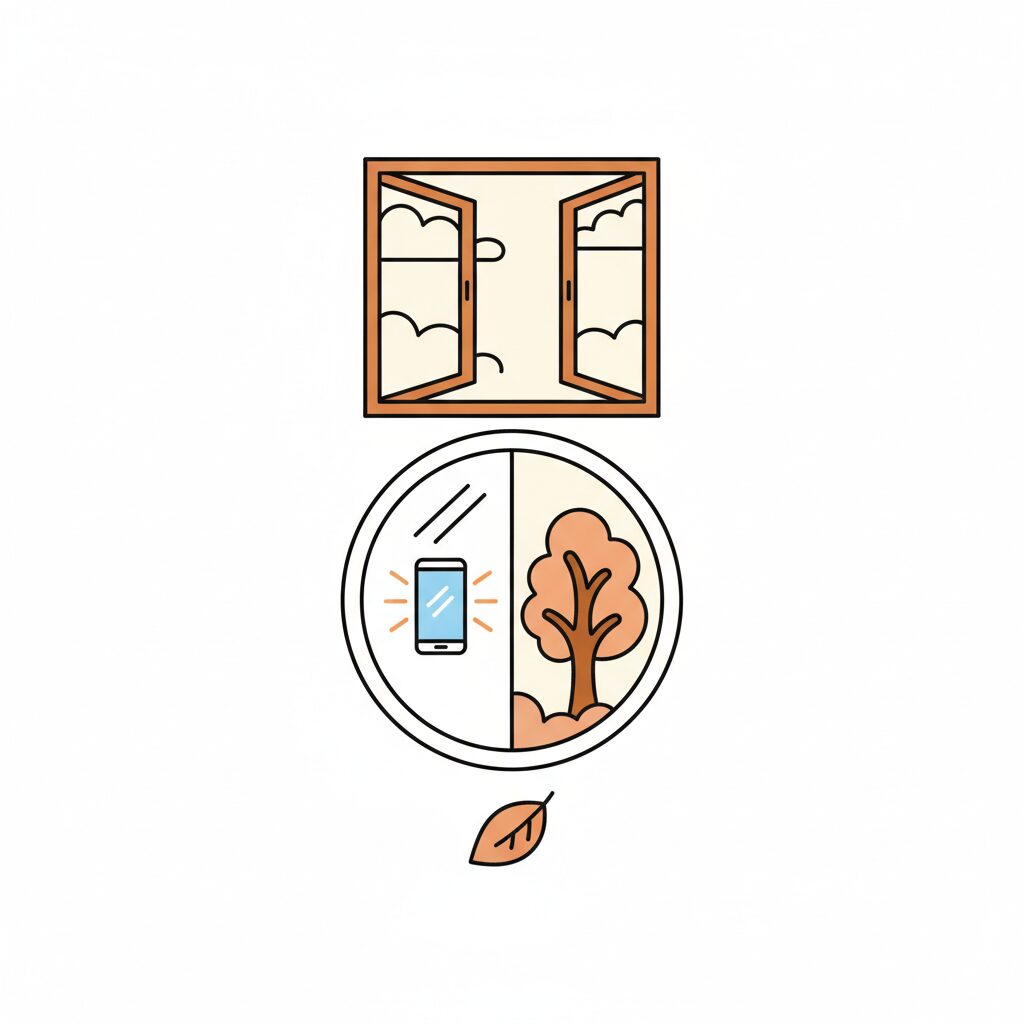 Niño imaginando mundos al aire libre