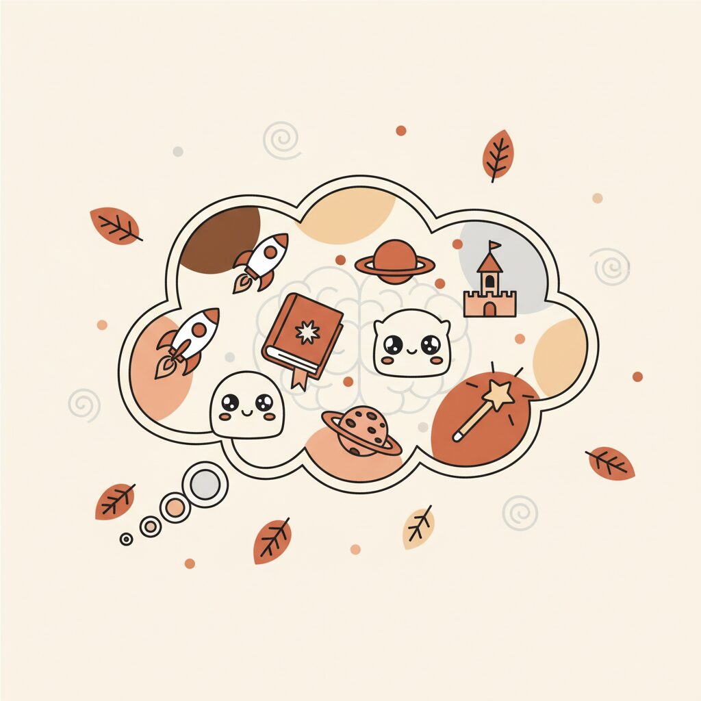 Children's imaginative outdoor play in community park