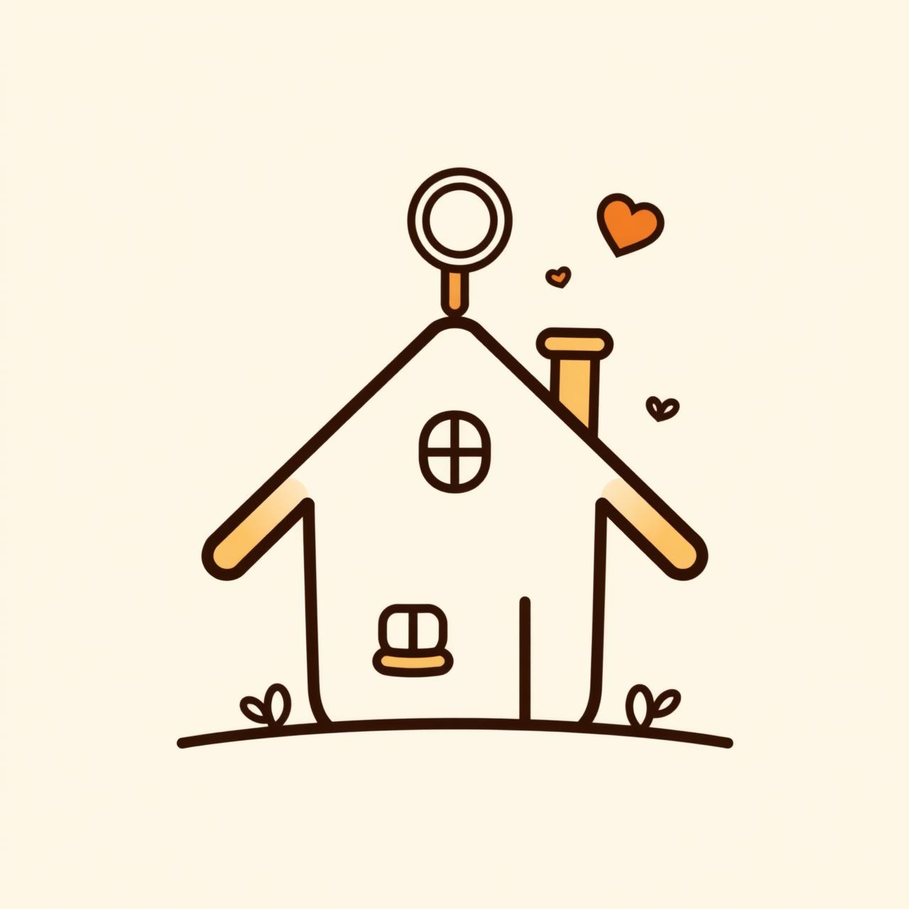 AIが家庭の安全を守るイメージ、親子で家を点検する様子