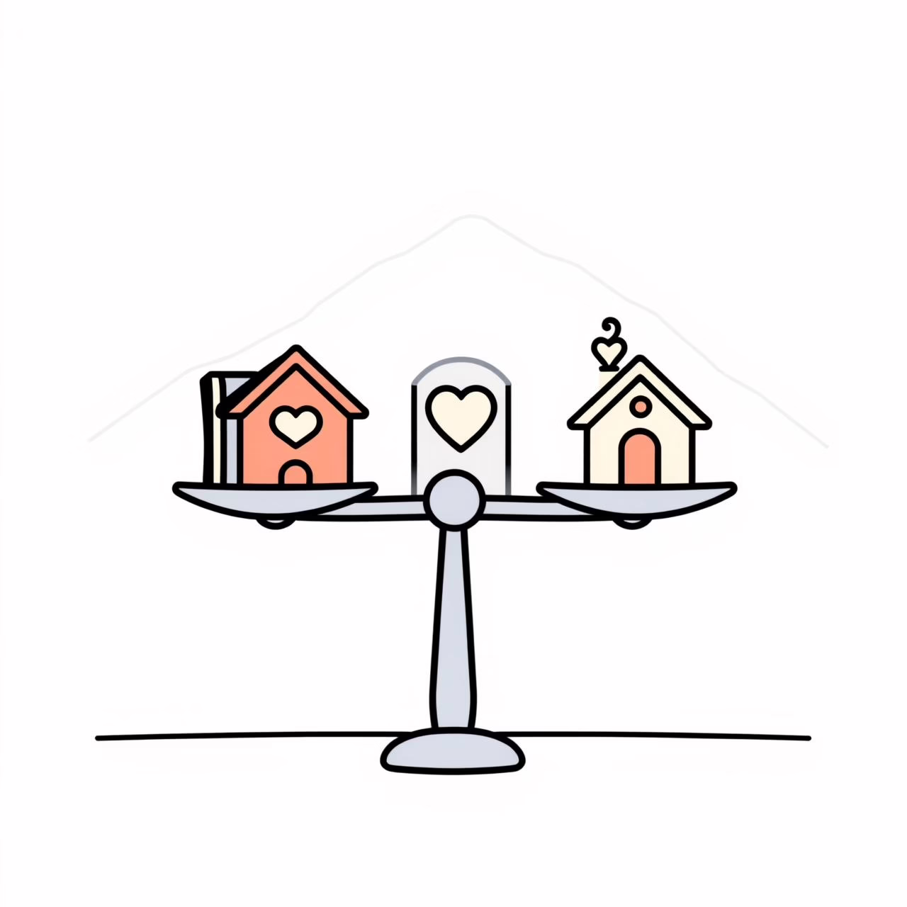 Keluarga berjalan di taman, menyeimbangkan teknologi dengan interaksi di dunia nyata.