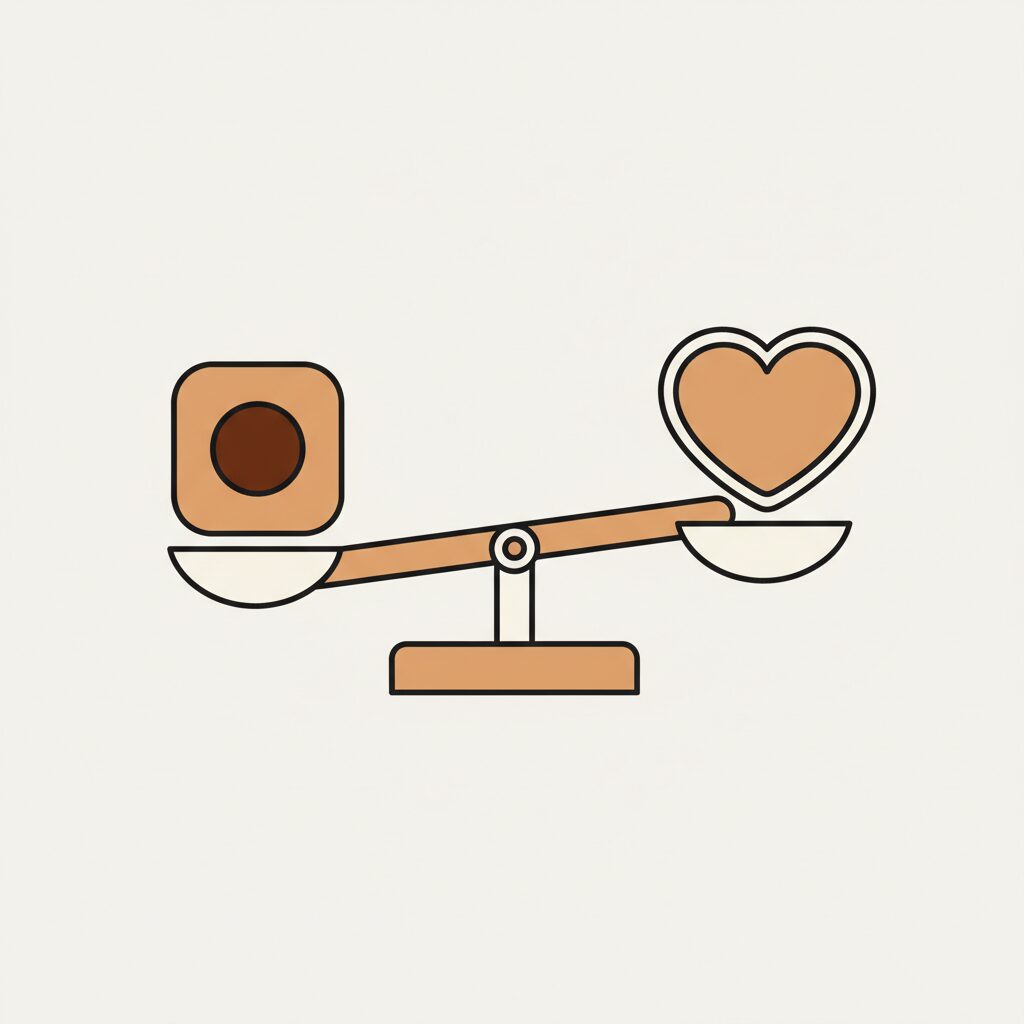 كيف تجد التوازن بين ضغط الزر ودفء الضمير؟