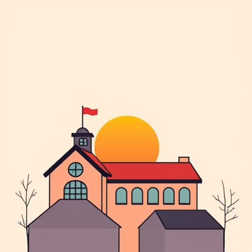 Criança interagindo com tablet educacional em sala de aula moderna