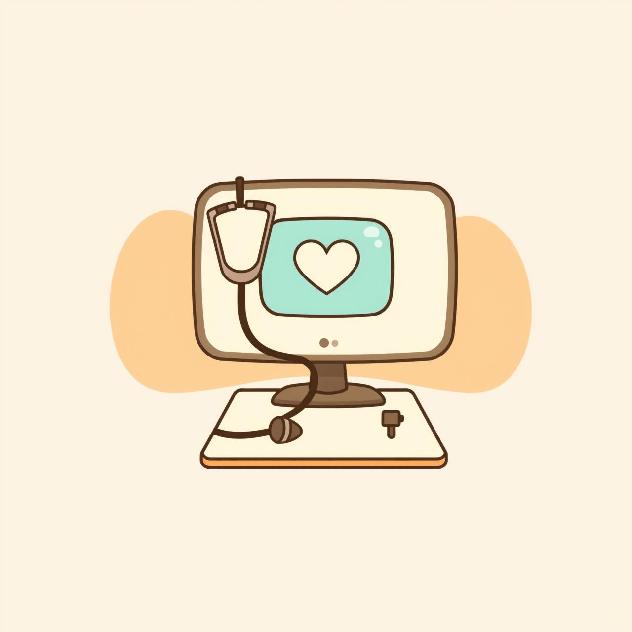 의사와 아이가 따뜻하게 대화하는 모습