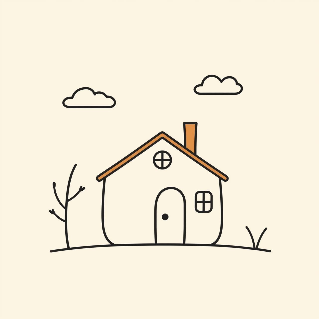 Famille heureuse dans un salon bien éclairé et sécurisé