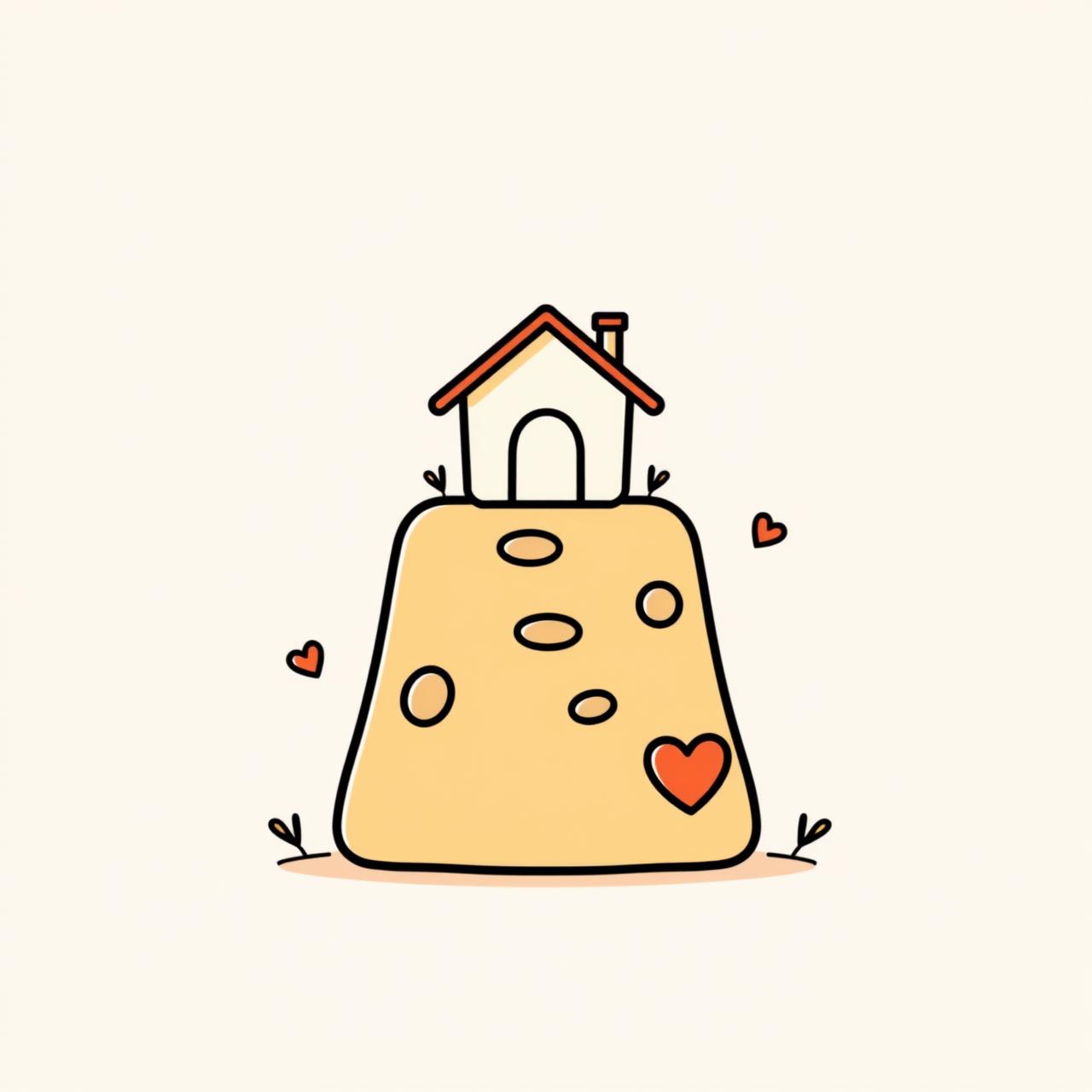 Keluarga bahagia bermain balok di lantai, membangun fondasi keluarga yang kuat dan tangguh.