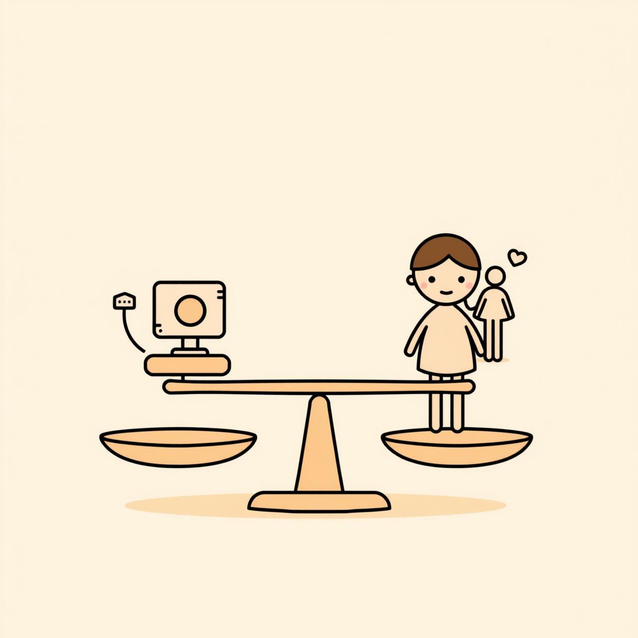 희망과 준비를 상징하는 부모와 아이의 여정