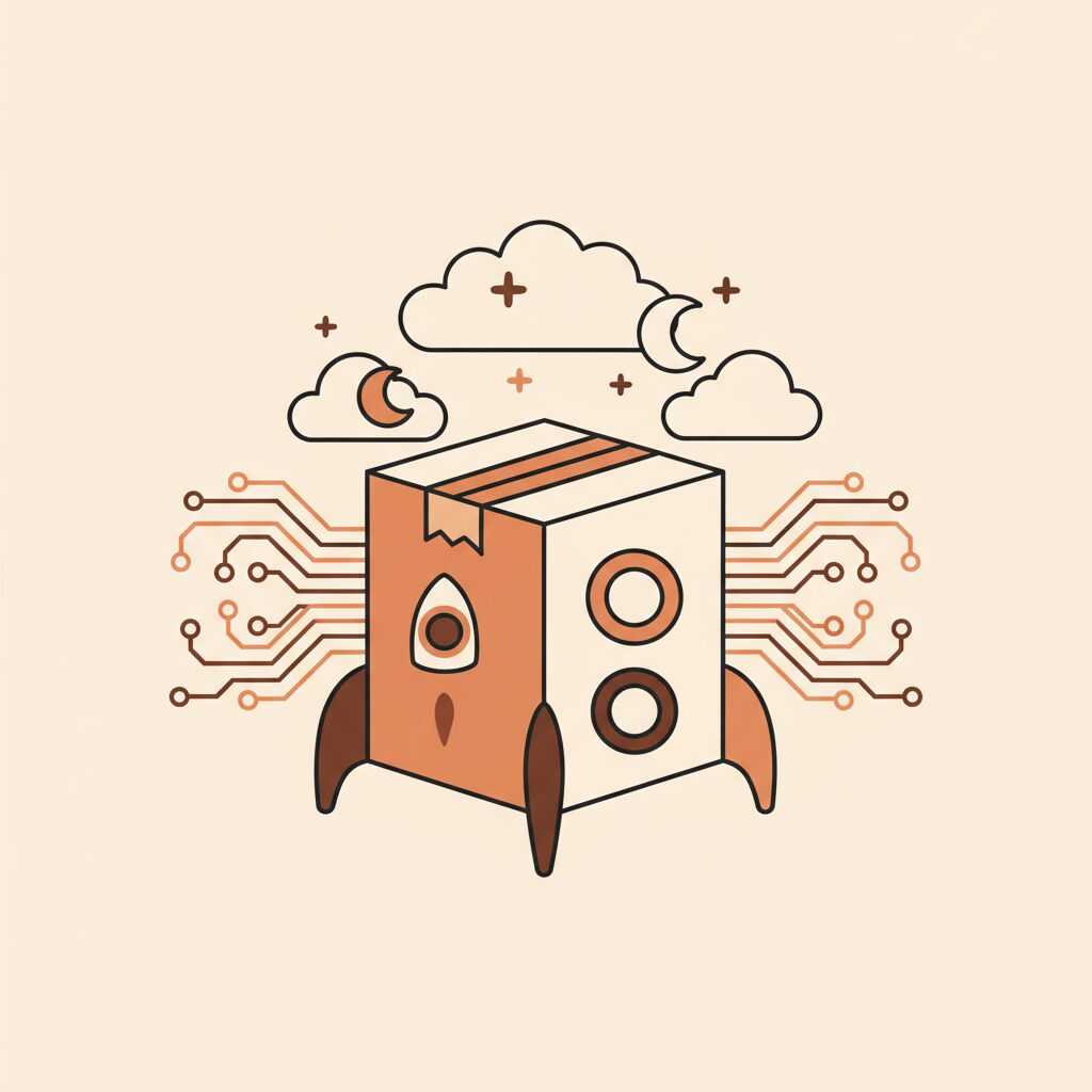 Child creating with art supplies in vibrant home environment