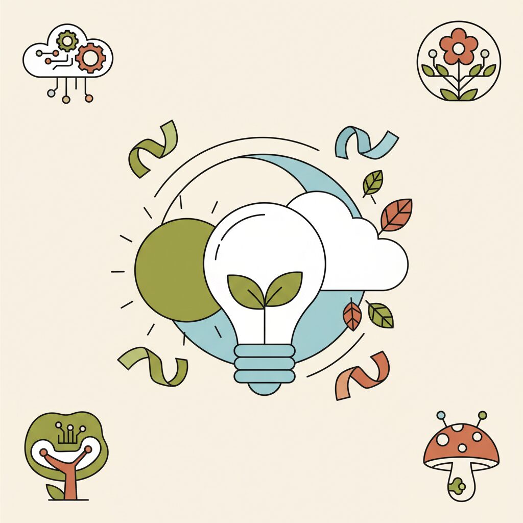 Niño observando la naturaleza con curiosidad