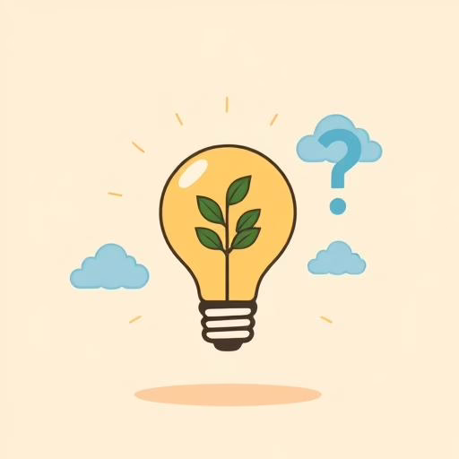 아이가 호기심 가득히 자연 관찰하며 상상력 발휘하는 모습