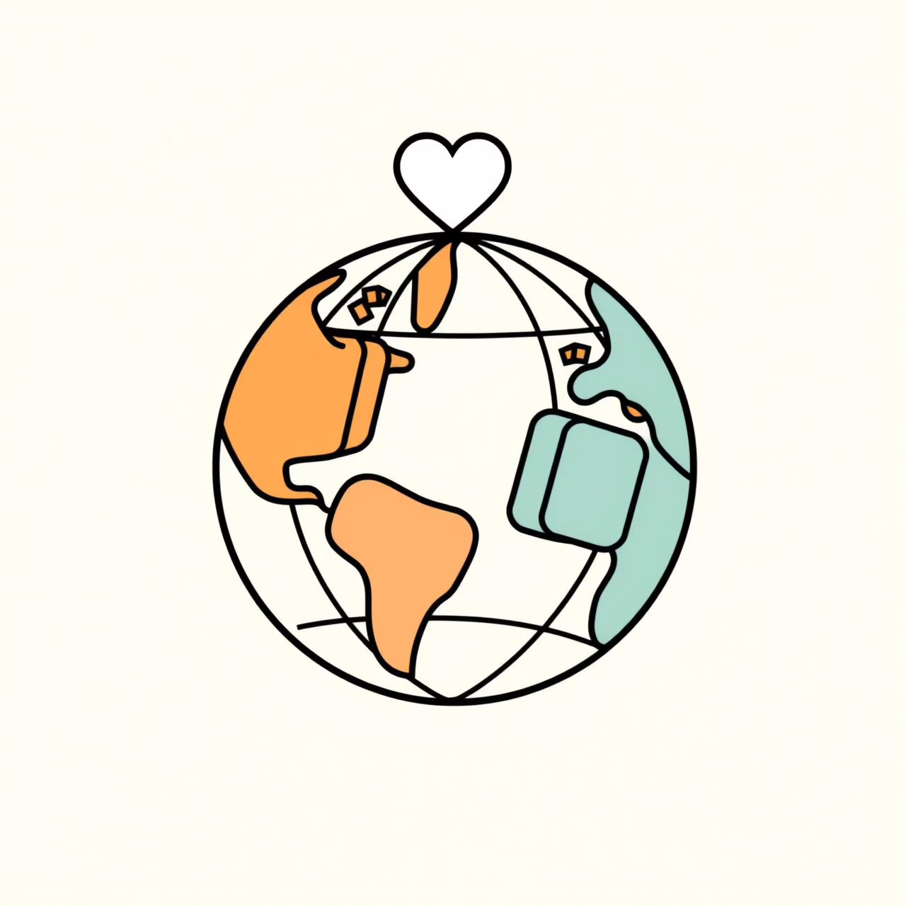 Diverse hands connecting puzzle pieces over a world map