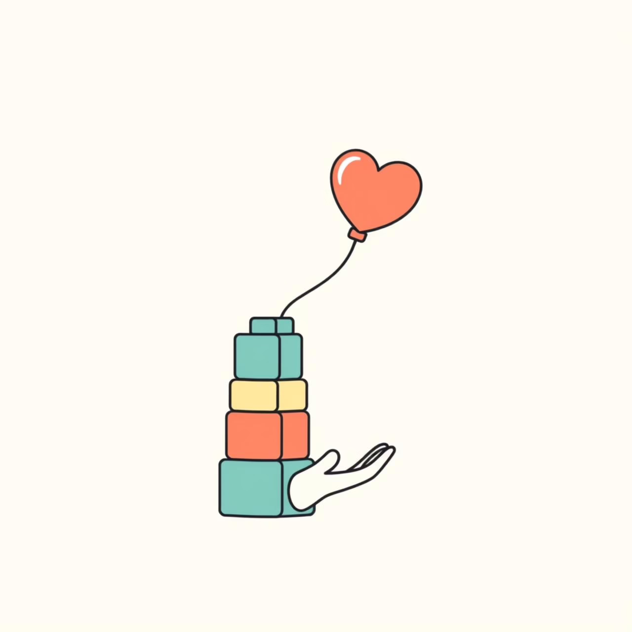 母女用积木搭建创意建筑培养创造力