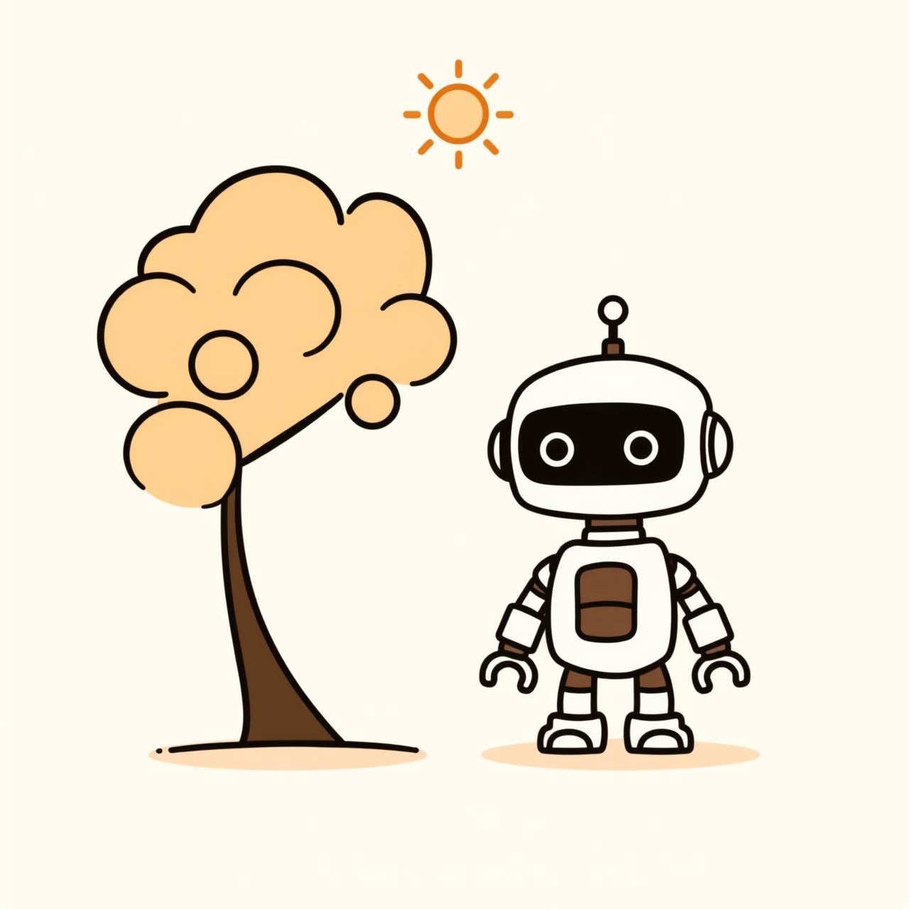 아빠와 딸이 공원에서 걷고 있는 모습, 가을 나무 배경