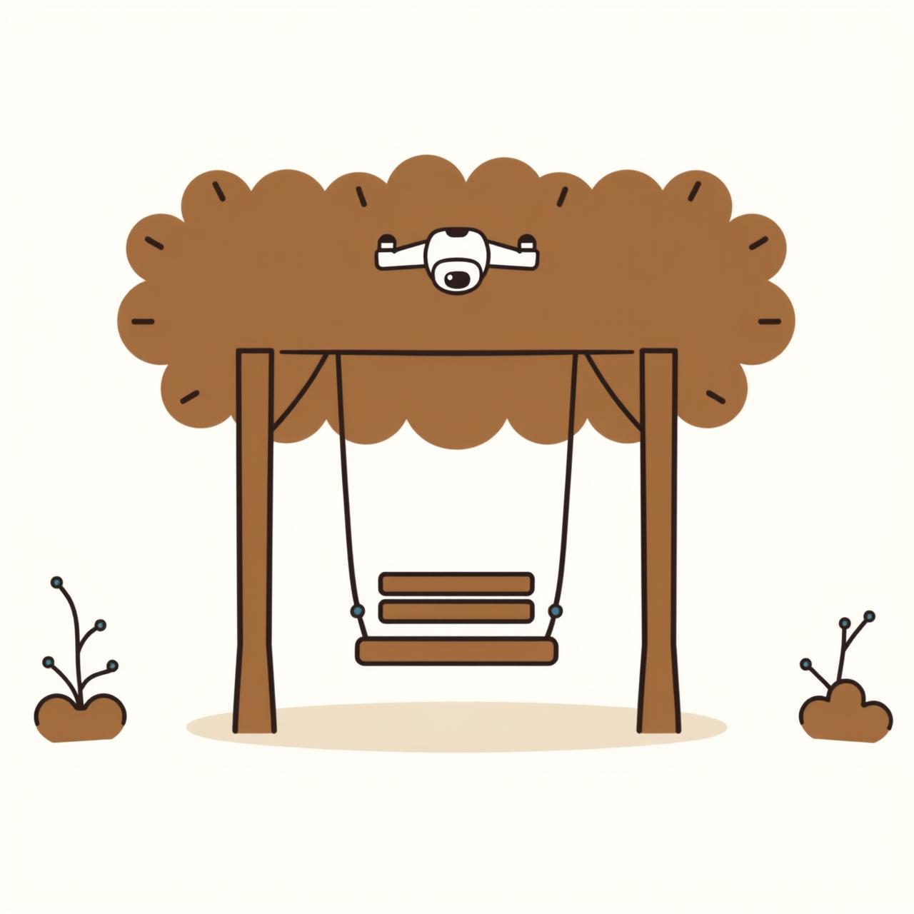 أب وابنته ينظران إلى المستقبل بتأمل، يرمزان إلى تربية الأطفال في عصر التكنولوجيا.