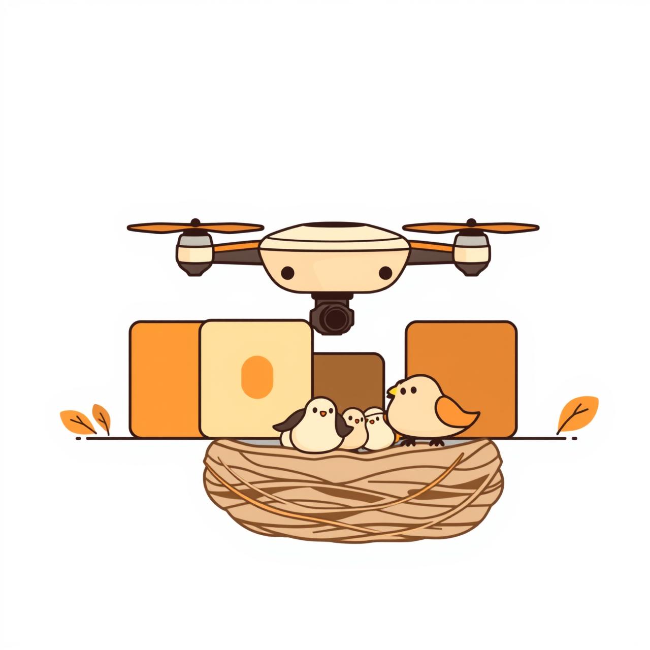 Seorang anak perempuan sedang bermain dengan drone mainan di ruang keluarga yang cerah, menunjukkan sisi positif teknologi.