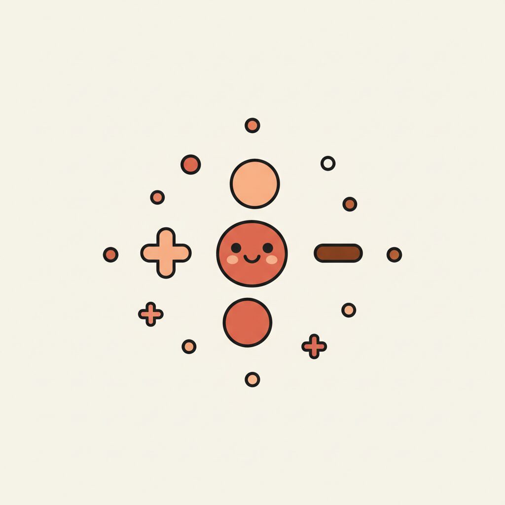 Mère utilisant une application médicale sur son téléphone, montrant l'importance de la précision