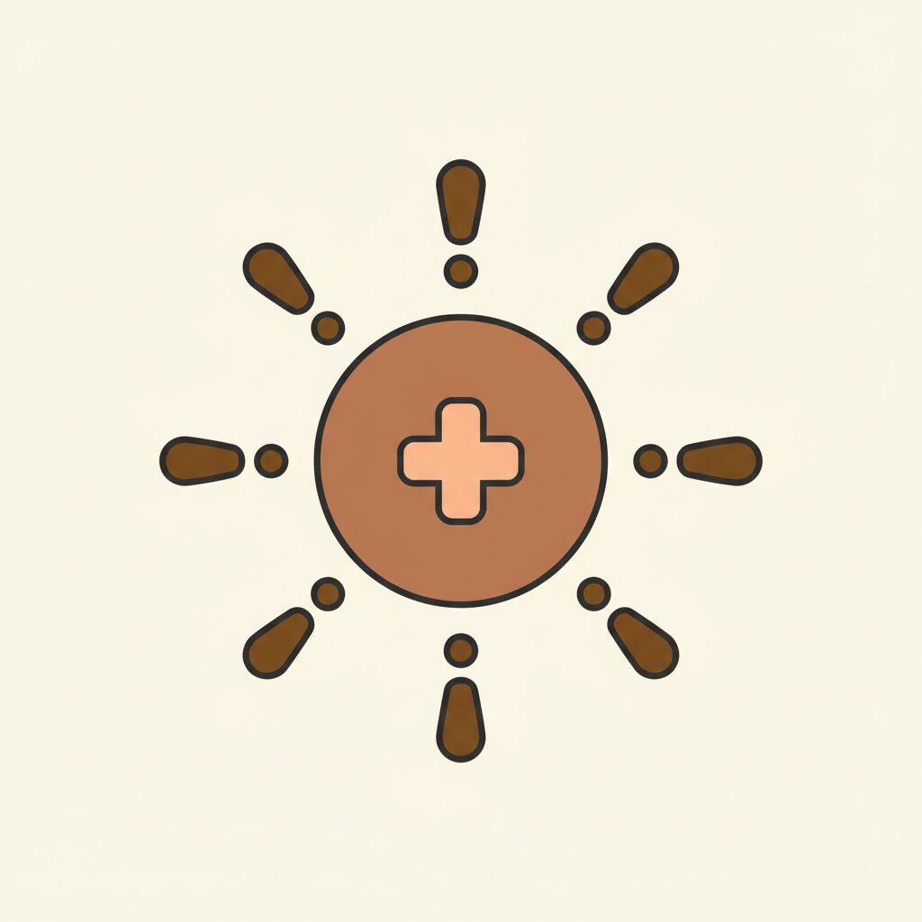 Một gia đình đang trò chuyện về các ứng dụng sức khỏe trên điện thoại